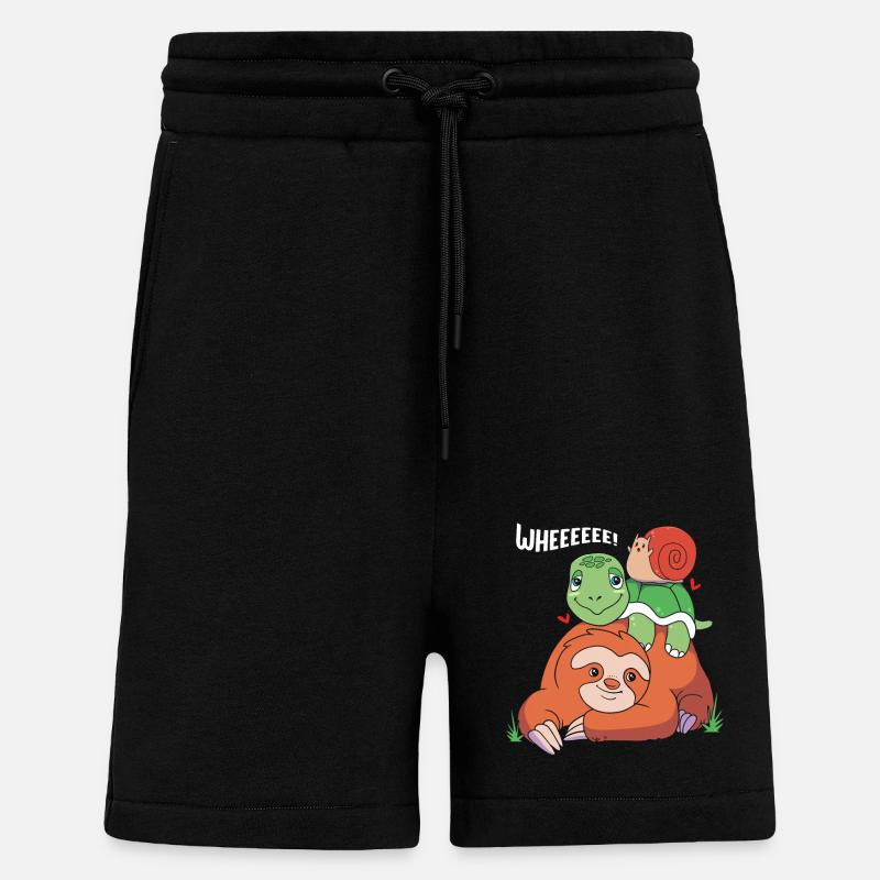 Faultier - Shorts - made by SPREAD - SOLID BLACK