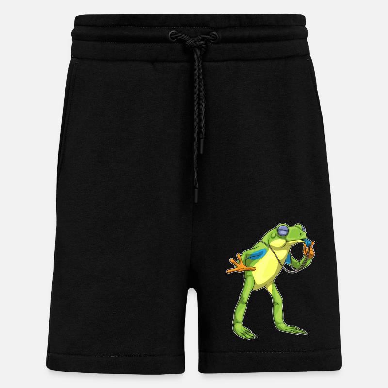 Frog Referee Whistle - Shorts - made by SPREAD - SOLID BLACK