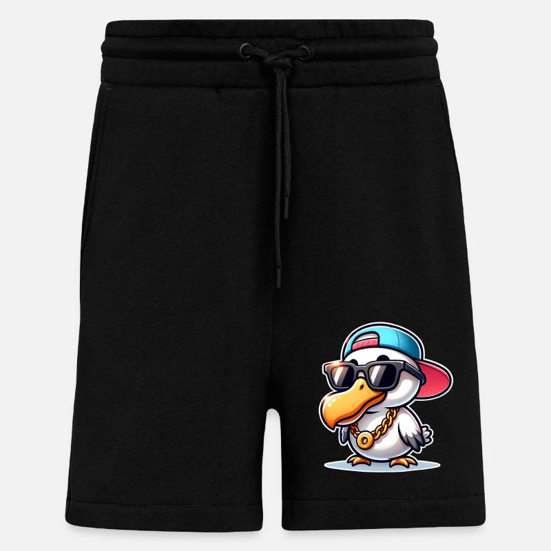 Dodo - Short bio décontracté fabriqué en UE - SOLID BLACK