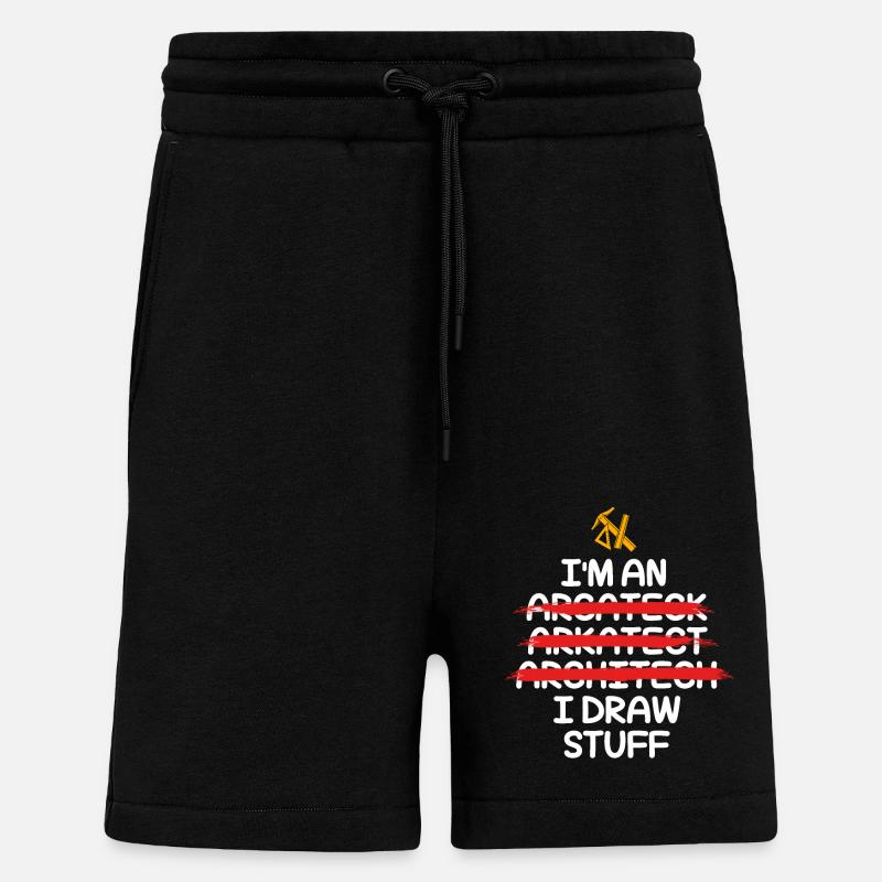 Architekt - Shorts - made by SPREAD - SOLID BLACK