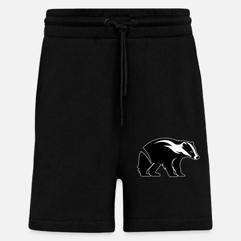 Badger Dachse Dachs - Shorts - made by SPREAD - SOLID BLACK