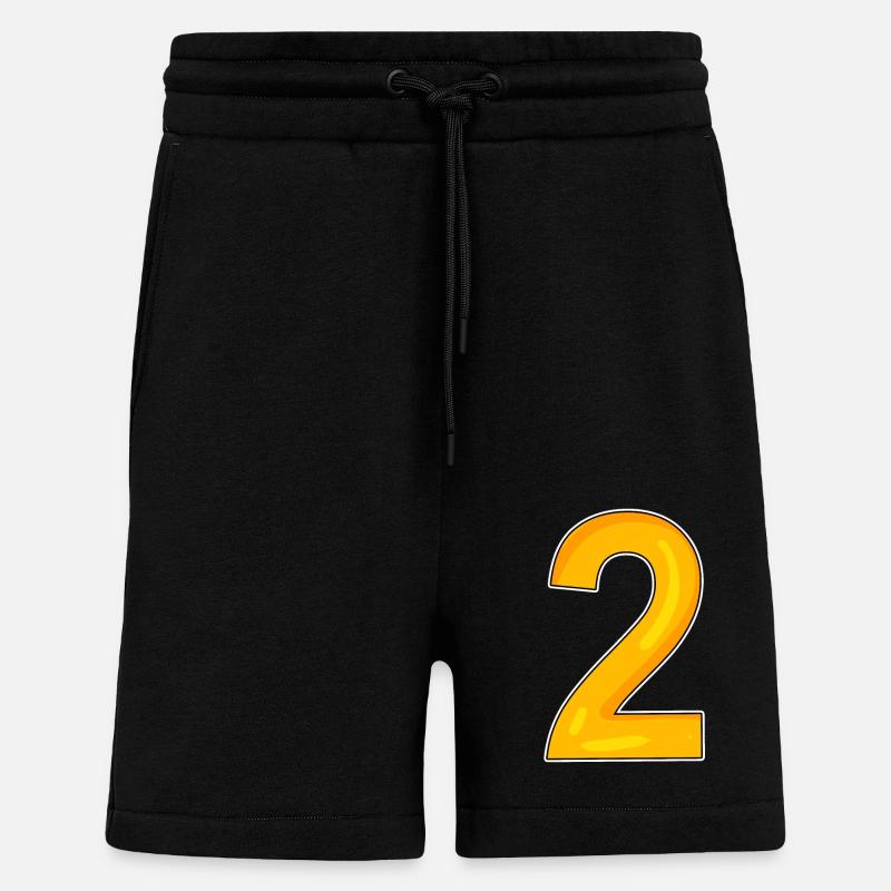 2 - Short bio décontracté fabriqué en UE - SOLID BLACK