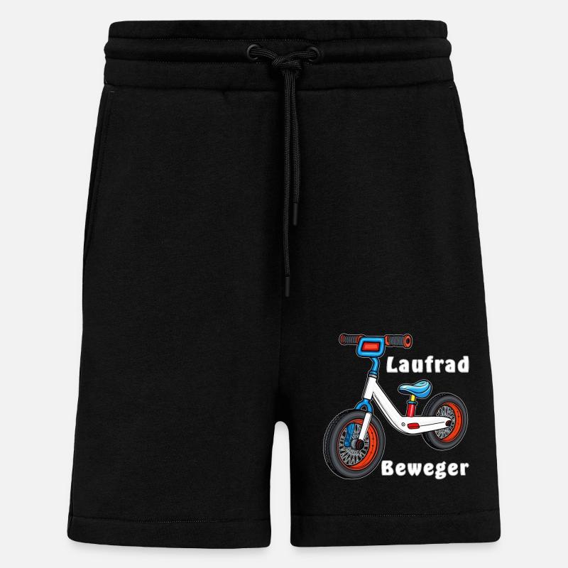 WHEEL WINDER - Shorts - made by SPREAD - SOLID BLACK