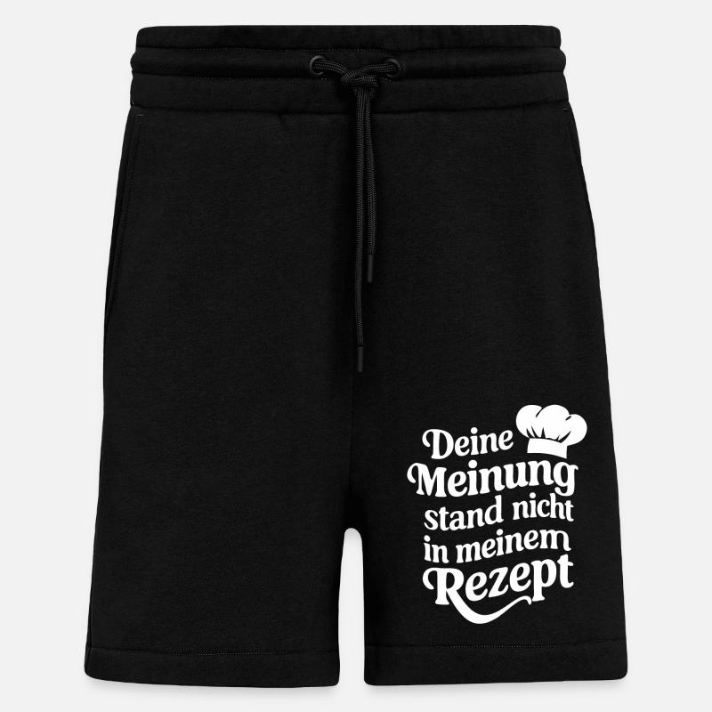 Chef Chef - Shorts - made by SPREAD - SOLID BLACK