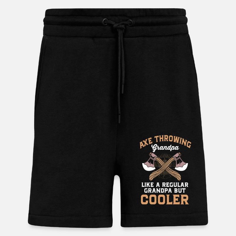 Axe Throwing - Shorts - made by SPREAD - SOLID BLACK