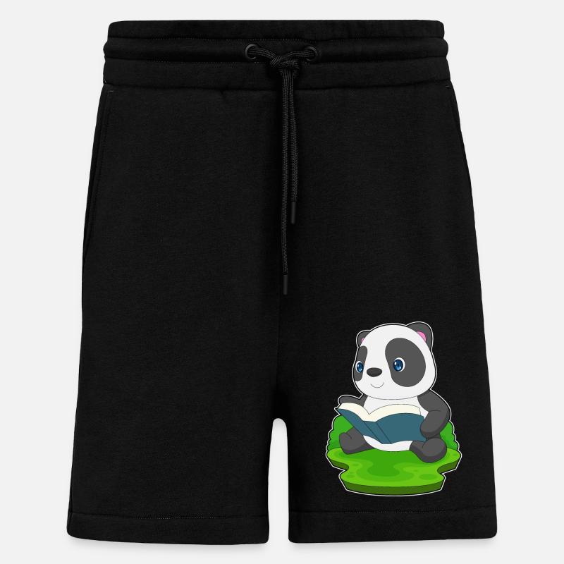 Panda Buch - Shorts - made by SPREAD - SOLID BLACK