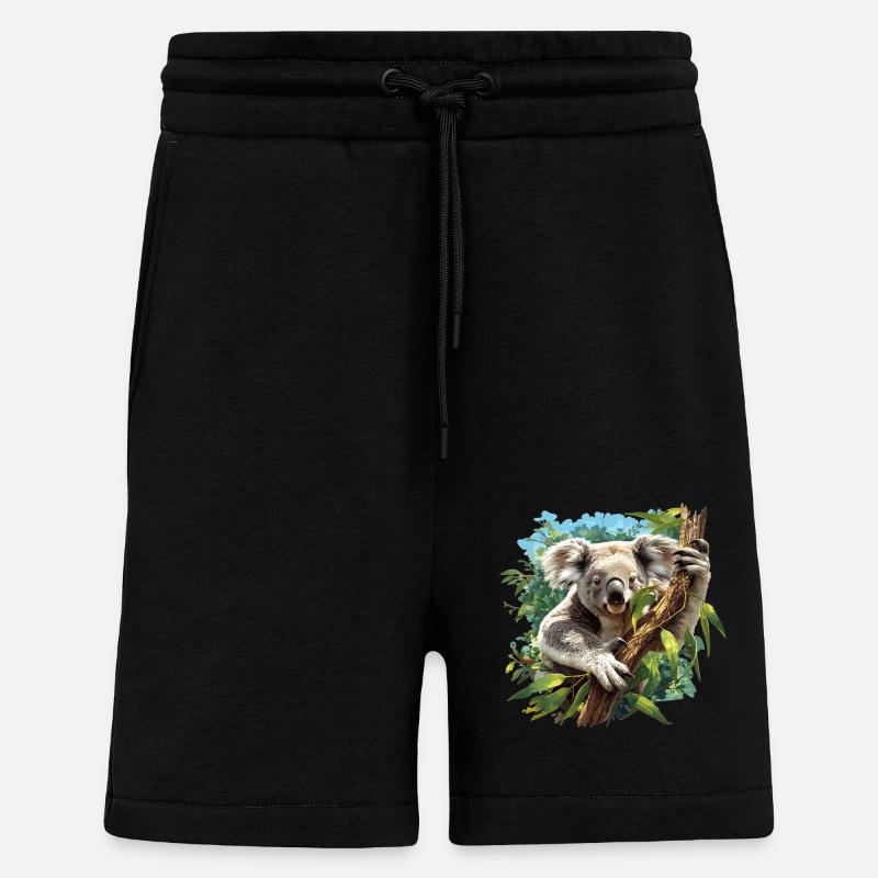 Koalas Koala - Shorts - made by SPREAD - SOLID BLACK