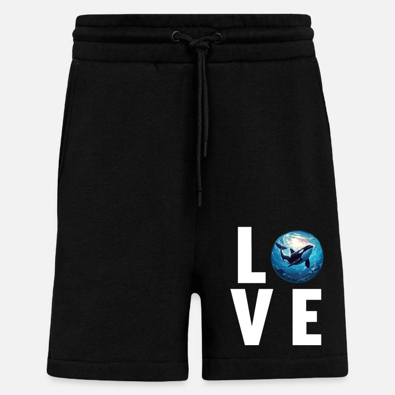 Orcas Orca - Shorts - made by SPREAD - SOLID BLACK