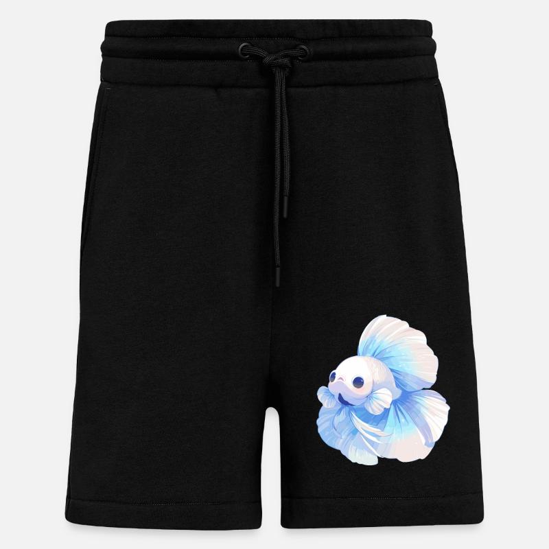 Bettas Betta Fish Betta - Shorts - made by SPREAD - SOLID BLACK