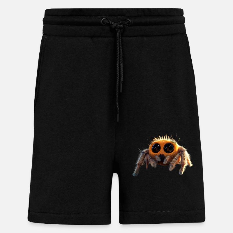 Araignée Tarentule Amour Arachnide Araignées - Short bio décontracté fabriqué en UE - SOLID BLACK