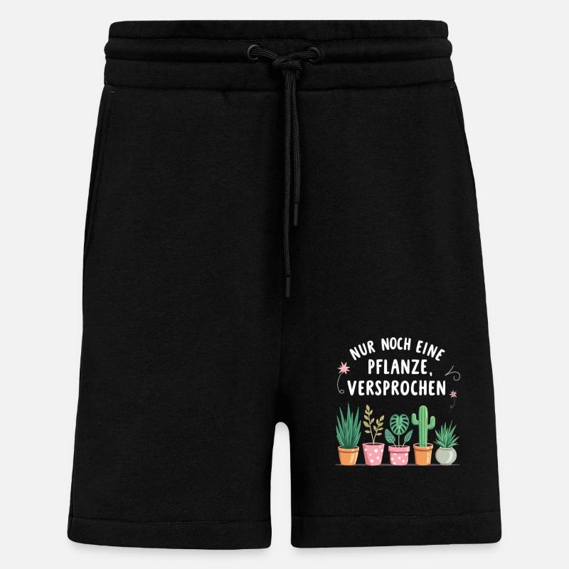 nur noch eine Pflanze, versprochen - Shorts - made by SPREAD - SOLID BLACK