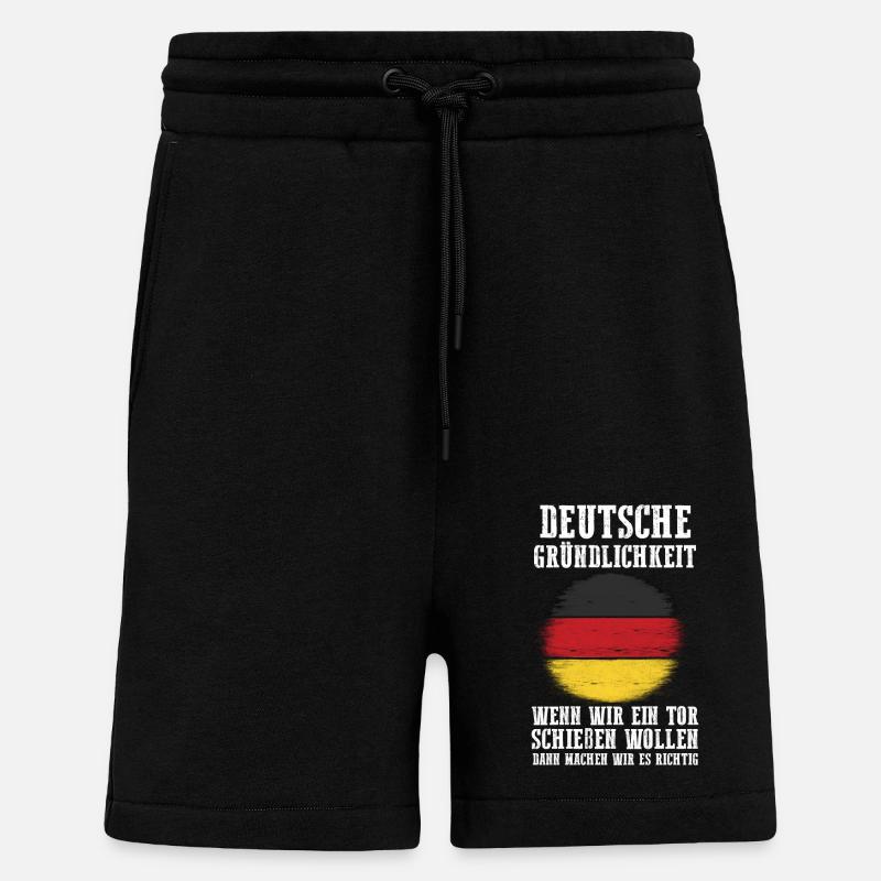 German German Germany - Shorts - made by SPREAD - SOLID BLACK