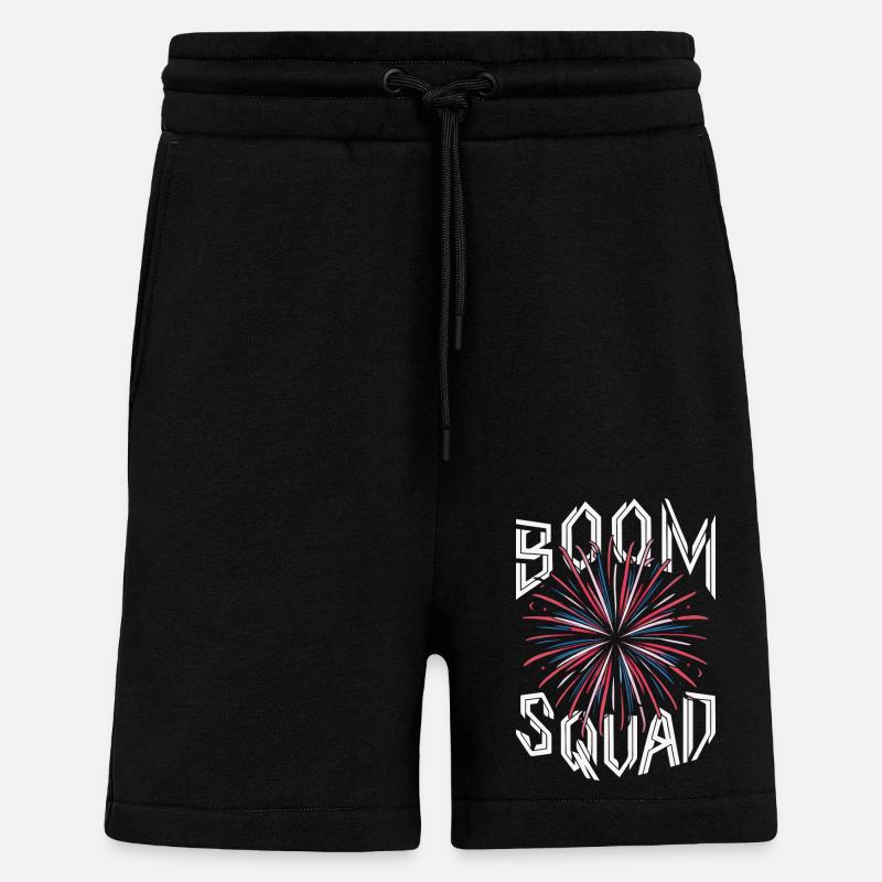 Pyrotechnics Fireworks Pyrotechnics - Shorts - made by SPREAD - SOLID BLACK