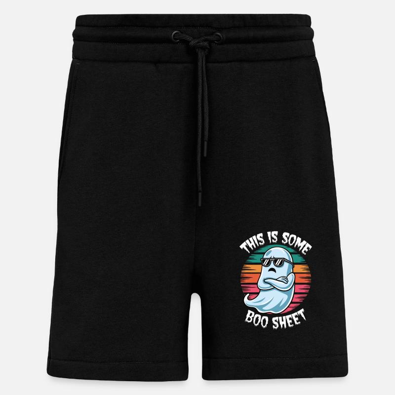 This is some boo sheet - Shorts - made by SPREAD - SOLID BLACK
