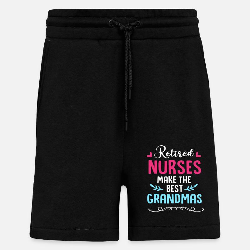 Krankenschwester Rente - Shorts - made by SPREAD - SOLID BLACK