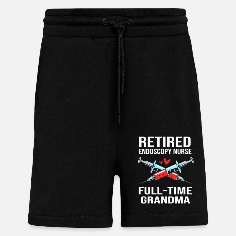 Krankenschwester Rente - Shorts - made by SPREAD - SOLID BLACK