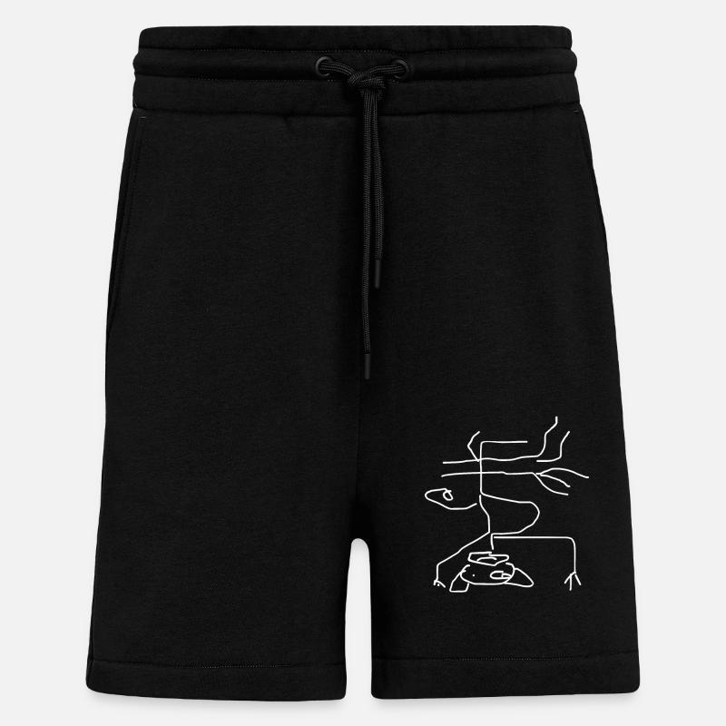 Affe Tier - Shorts - made by SPREAD - SOLID BLACK
