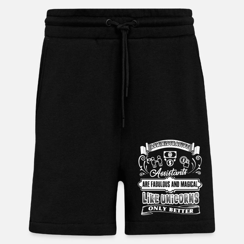 Administrative Assistants Are Fabulous - Shorts - made by SPREAD - SOLID BLACK