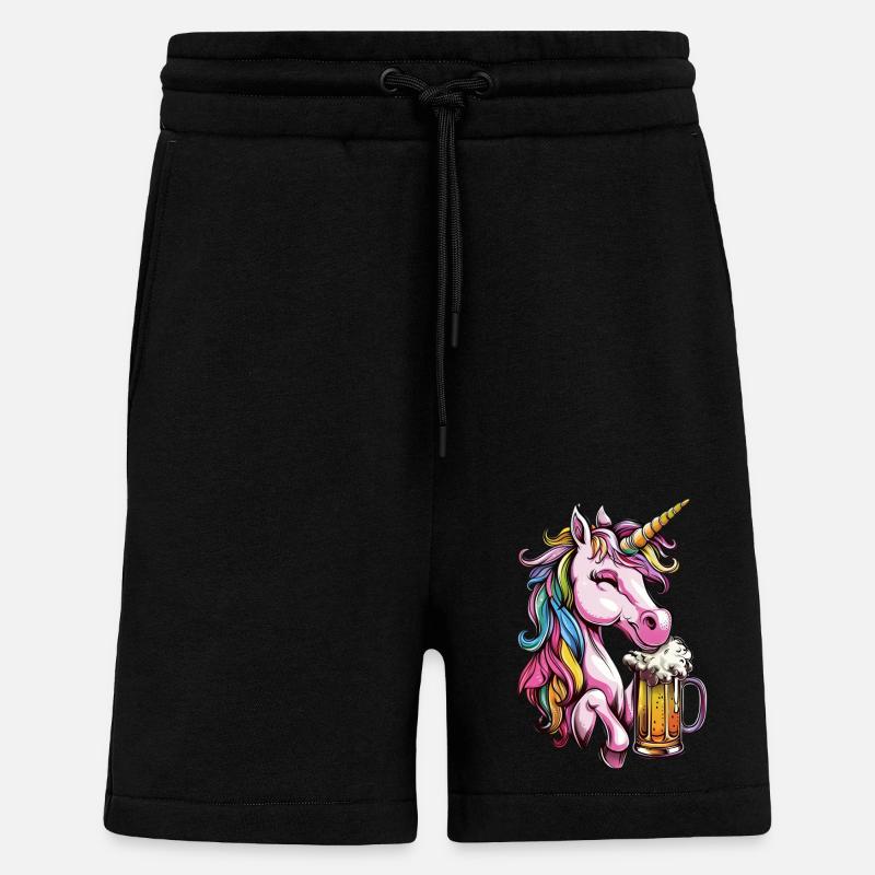Unicorn - Shorts - made by SPREAD - SOLID BLACK