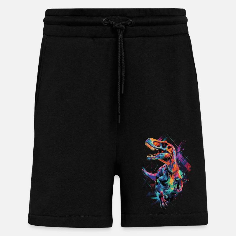 Dinosaurier - Shorts - made by SPREAD - SOLID BLACK