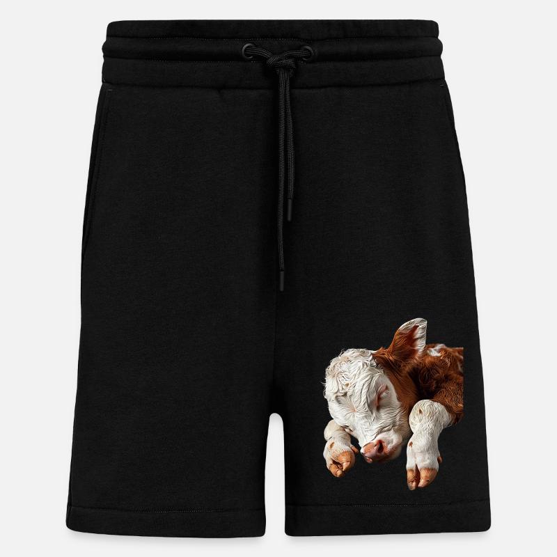 Kuh - Shorts - made by SPREAD - SOLID BLACK