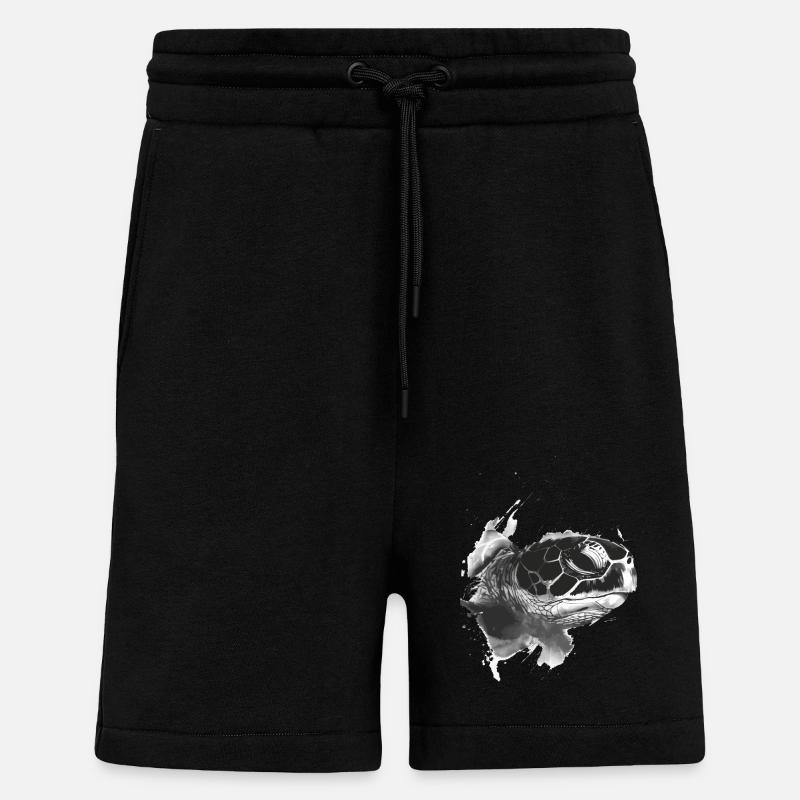 Tortue - Short bio décontracté fabriqué en UE - SOLID BLACK