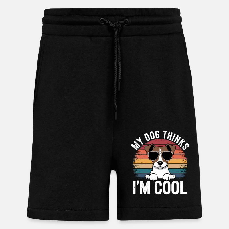 Jack Russell Terrier Besitzer - Shorts - made by SPREAD - SOLID BLACK