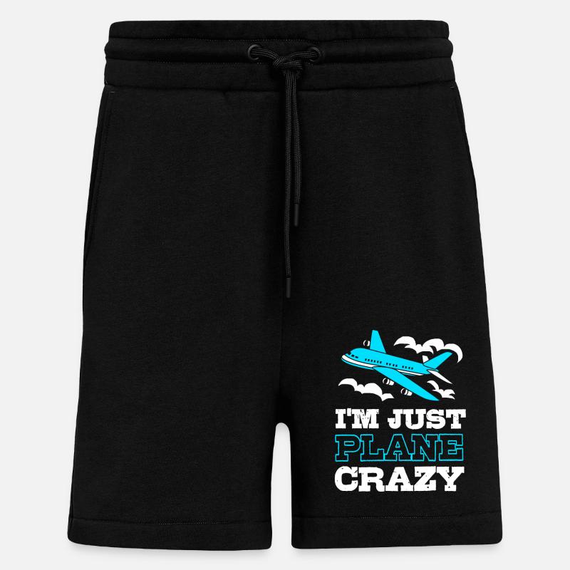 Air traffic controller - Shorts - made by SPREAD - SOLID BLACK