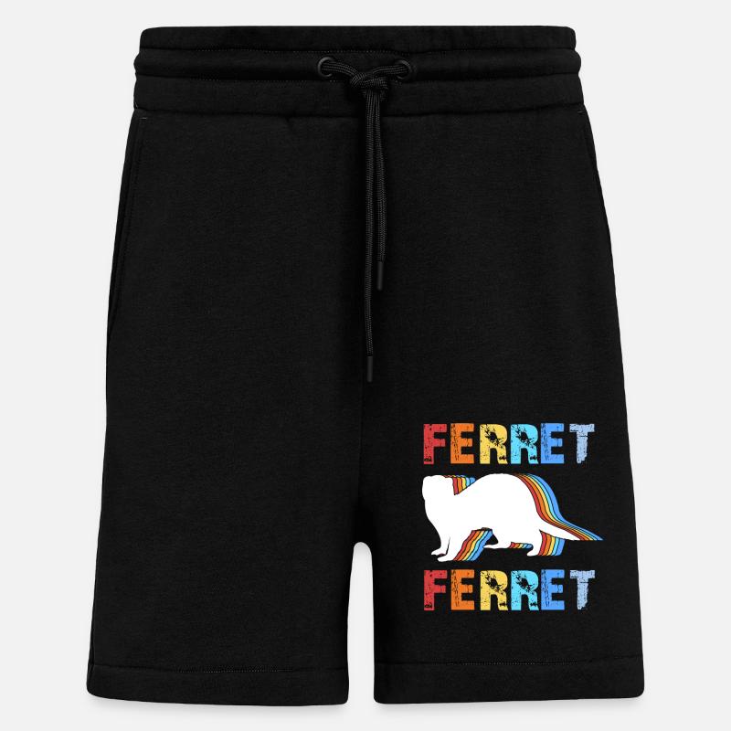 Frettchen - Shorts - made by SPREAD - SOLID BLACK