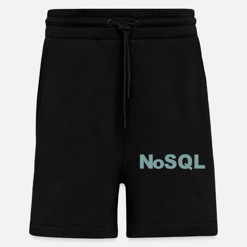 NoSQL-Technologie-Enthusiast NoSQL Tech - Shorts - made by SPREAD - SOLID BLACK