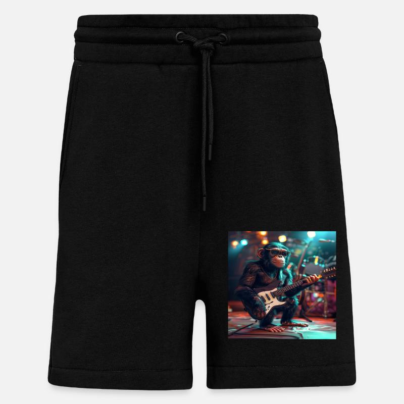 Schimpanse - Shorts - made by SPREAD - SOLID BLACK