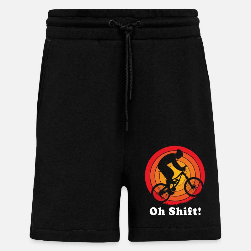 VTT VTT VTT - Short bio décontracté fabriqué en UE - SOLID BLACK