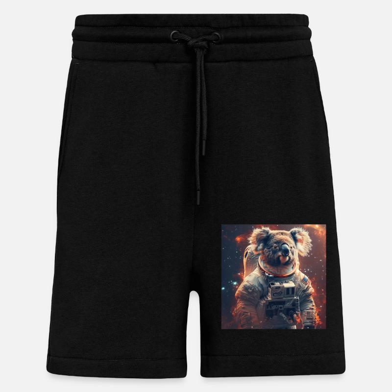 Koala - Short bio décontracté fabriqué en UE - SOLID BLACK