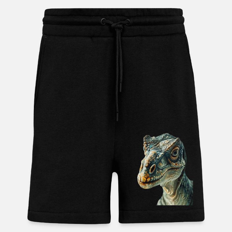 Dinosaur - Shorts - made by SPREAD - SOLID BLACK