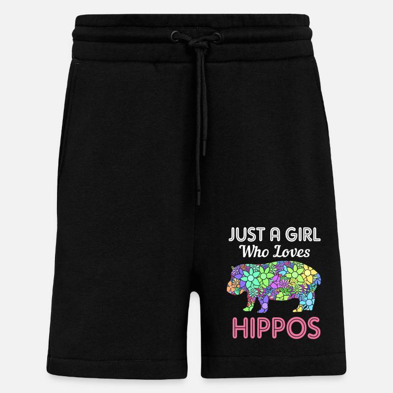 Nilpferd - Shorts - made by SPREAD - SOLID BLACK