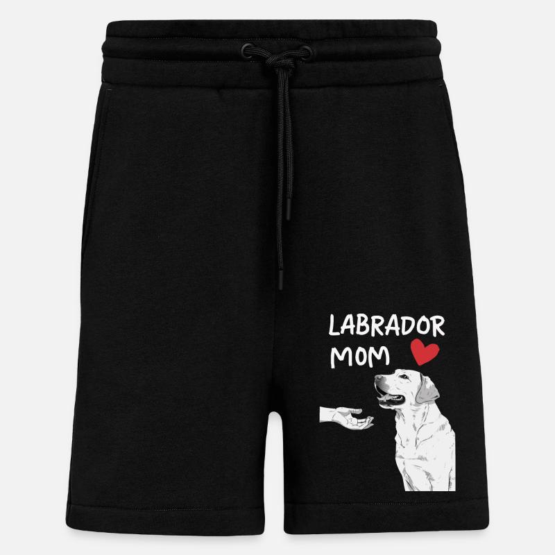 Labrador Dog - Shorts - made by SPREAD - SOLID BLACK