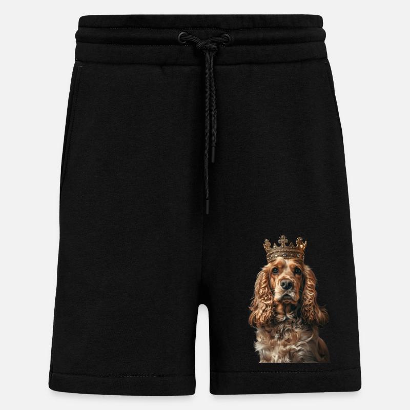Cocker Spaniel - Shorts - made by SPREAD - SOLID BLACK