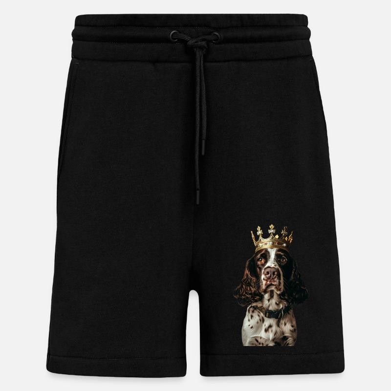 Englischer Springer Spaniel - Shorts - made by SPREAD - SOLID BLACK