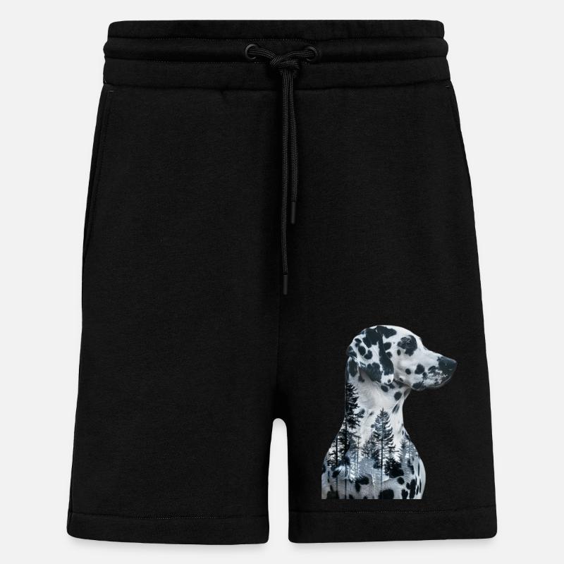Dalmatiner - Shorts - made by SPREAD - SOLID BLACK