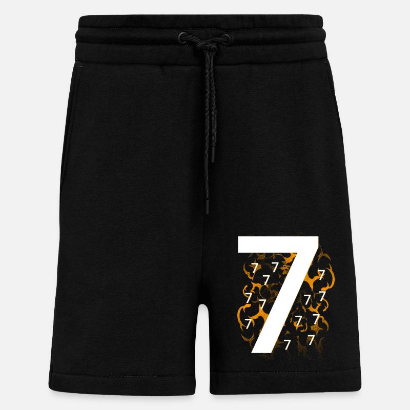 Viele Siebener - Shorts - made by SPREAD - SOLID BLACK