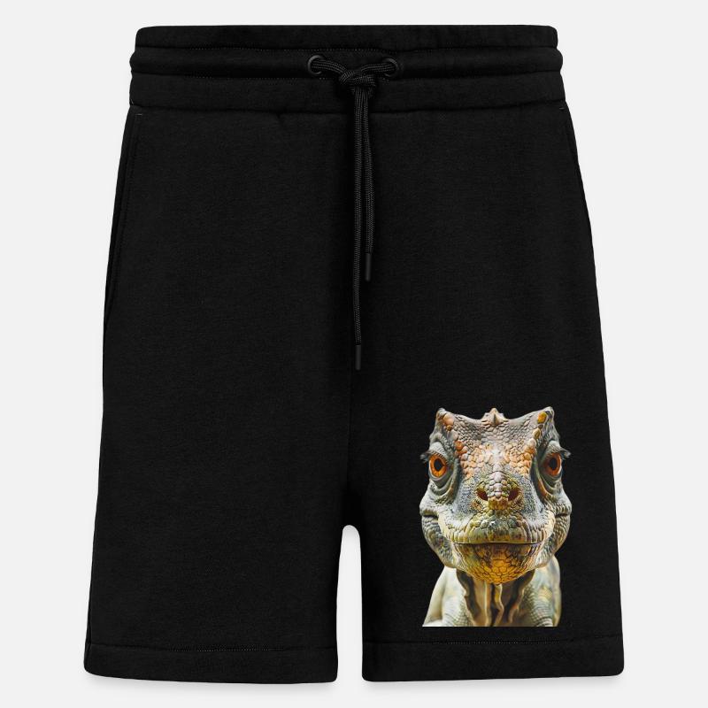 Dinosaurier - Shorts - made by SPREAD - SOLID BLACK