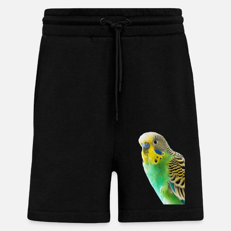Budgerigar - Shorts - made by SPREAD - SOLID BLACK