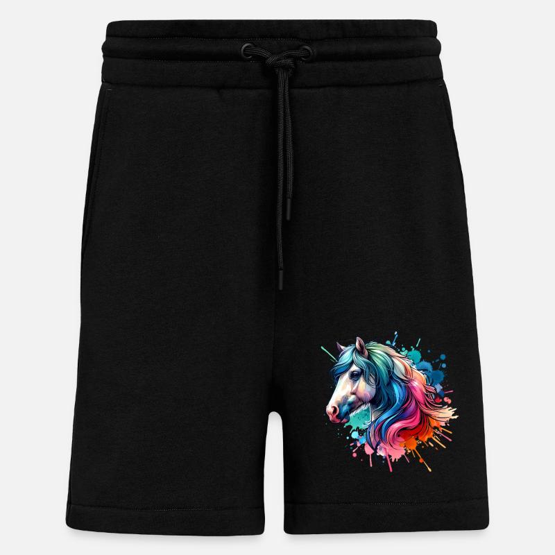 Pferd - Shorts - made by SPREAD - SOLID BLACK