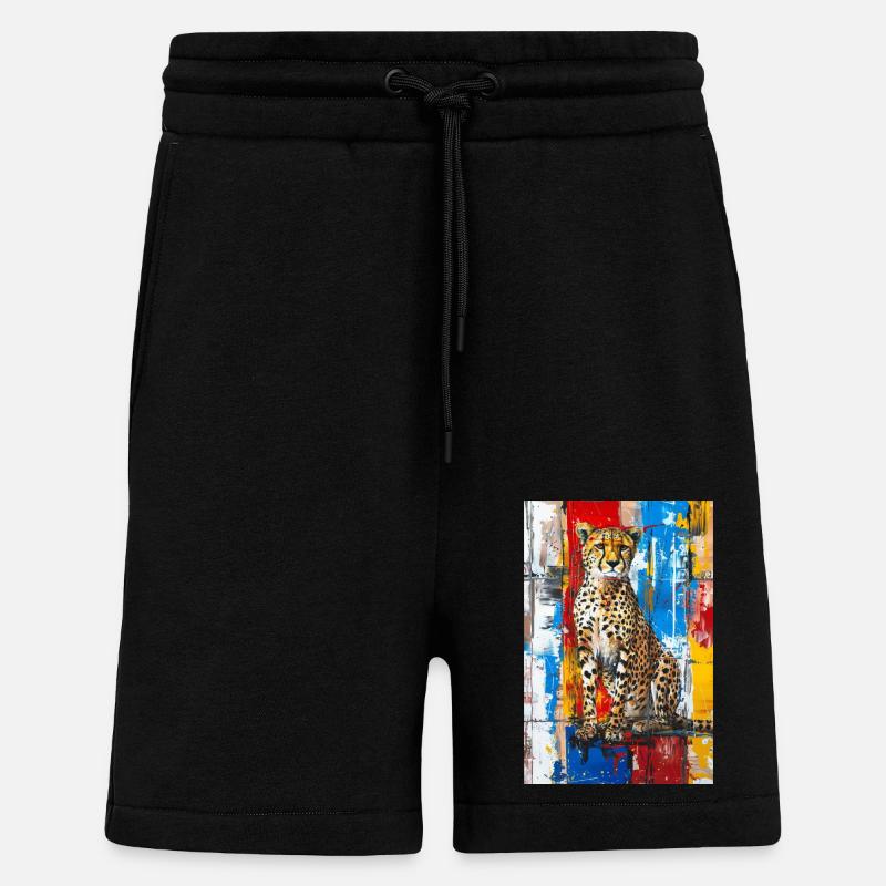 Guépard - Short bio décontracté fabriqué en UE - SOLID BLACK