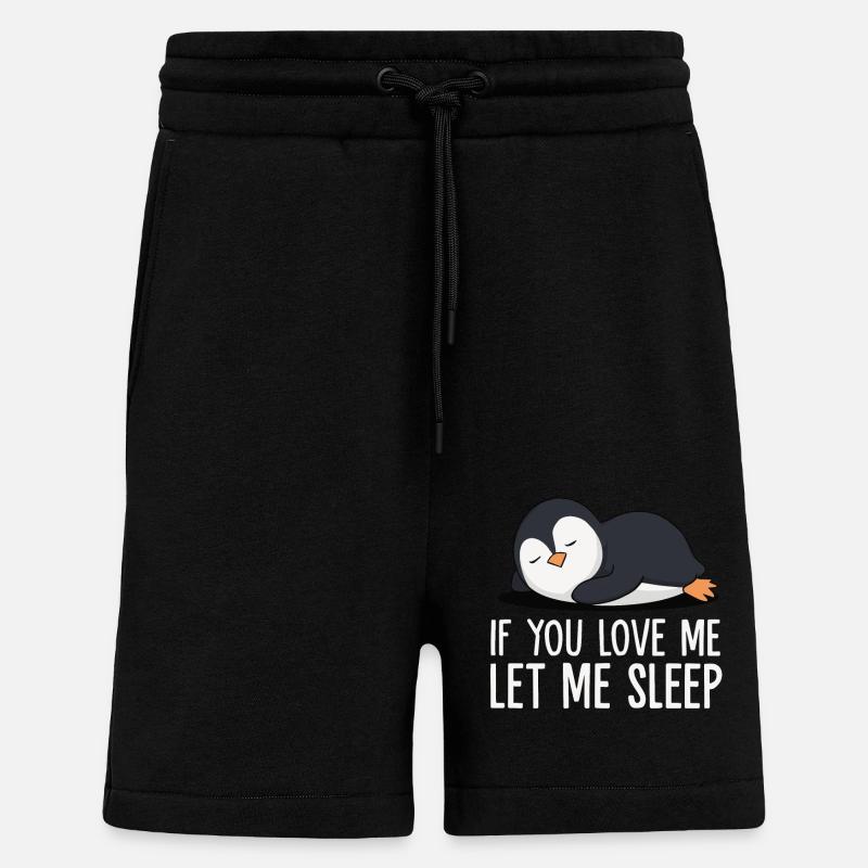 Pingouin Pingouin Animal - Short bio décontracté fabriqué en UE - SOLID BLACK