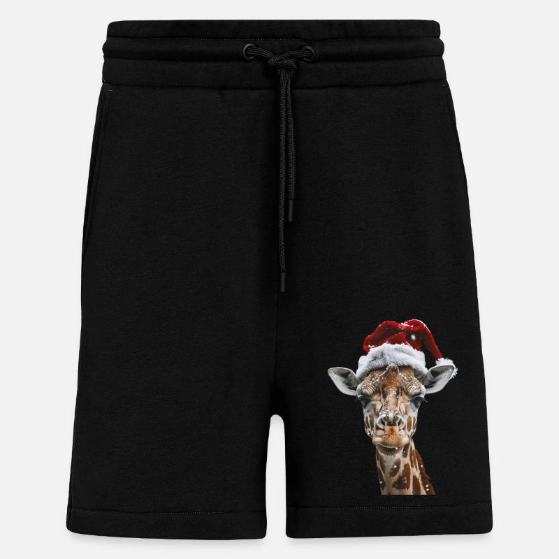 Giraffe - Shorts - made by SPREAD - SOLID BLACK