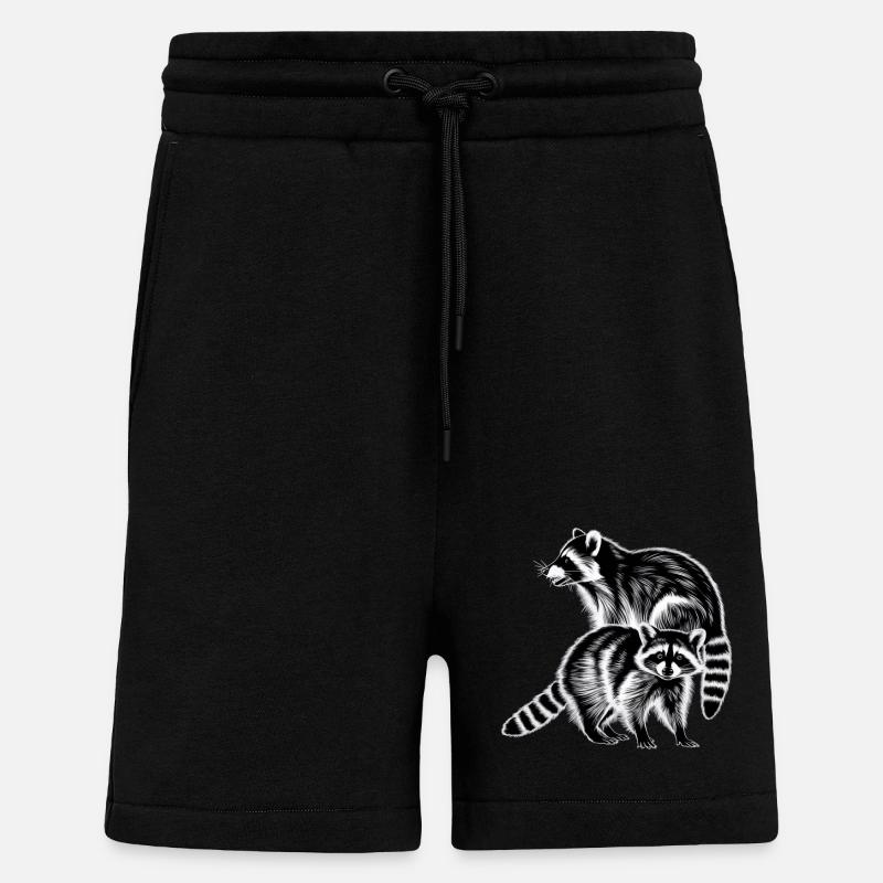 Waschbär - Shorts - made by SPREAD - SOLID BLACK