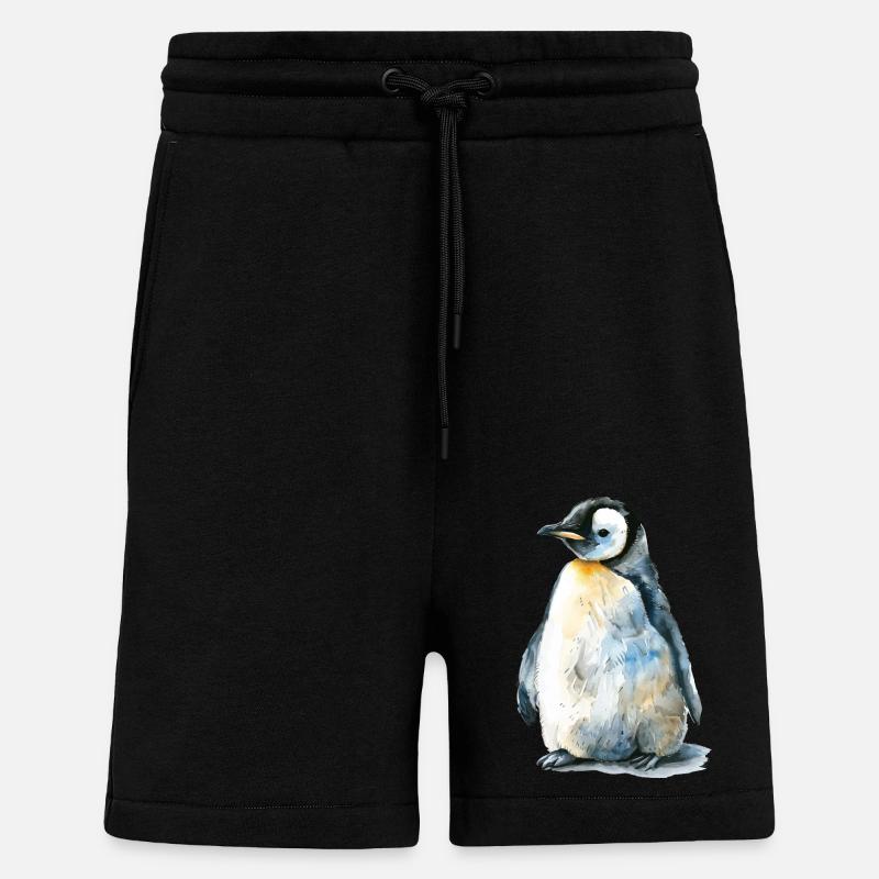 Penguin - Shorts - made by SPREAD - SOLID BLACK