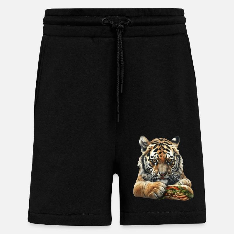 Tiger - Shorts - made by SPREAD - SOLID BLACK