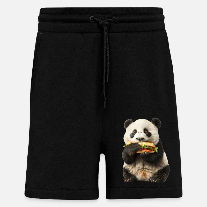 Panda - Shorts - made by SPREAD - SOLID BLACK